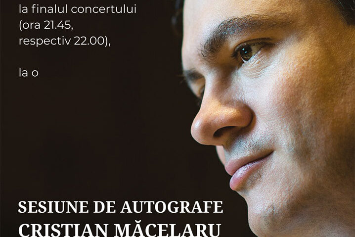 Editura Casa Radio la Festivalul George Enescu Sesiune de autografe Cristian Măcelaru