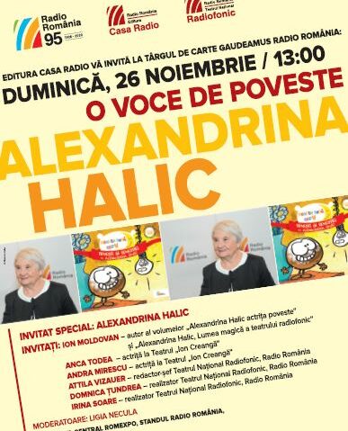 EVENIMENT O VOCE DE POVESTE – ALEXANDRINA HALIC