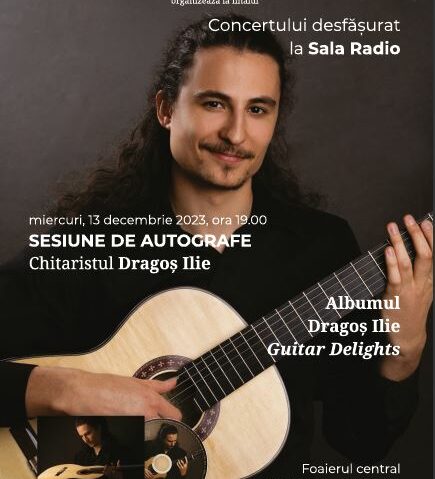 Lansarea albumului Dragoș Ilie, Guitar DelightsSesiune de autografe Dragoș Ilie