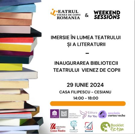 Editura Casa Radio la inaugurarea Bibliotecii Teatrului Vienez pentru Copii