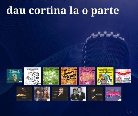 MARILE VOCI DAU CORTINA LA O PARTE! Editura Casa Radio la XXXI-lea Târg de Carte Gaudeamus Radio România, între 4-8 decembrie 2024