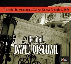 FESTIVALUL INTERNAȚIONAL GEORGE ENESCU, ediția I, 1958 Recital DAVID OISTRAH